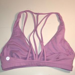 LULULEMON pink sport bra